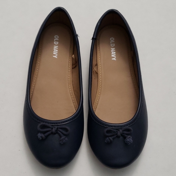 Old Navy girls flats, navy, size 1 - Picture 1 of 4